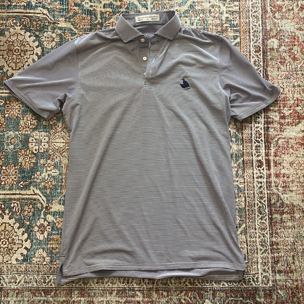 Men’s Holderness and Bourne Tailored Fit Golf Polo Medium Bird Logo
